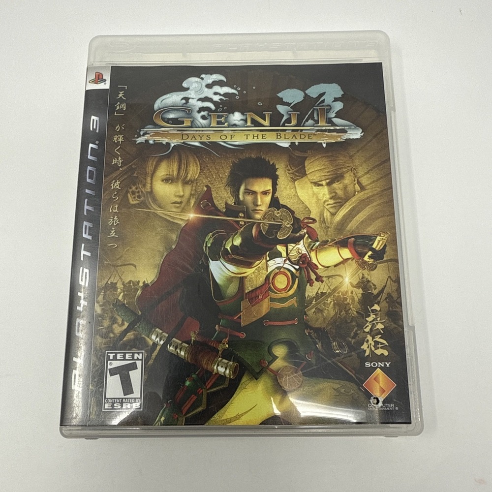 Genji: Days of the Blade (Sony PlayStation 3, 2006) PS3 Complete CIB